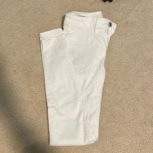 American Eagle White Jeggings - 6L
